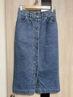 ミディアム デニムスカート レディースファッション