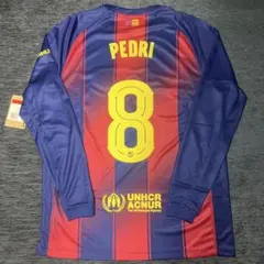 FC Barcelona 24-25 ペドリ ユニフォーム 長袖 8番 CL - メルカリ