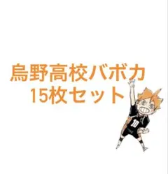 烏野高校バボカ15枚セット！