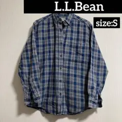 【L.L.Bean】 ネルシャツ Ｓサイズ