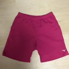 ミズノ　バドミントン　短パン　ハーフパンツ　ゲームパンツ　ピンク