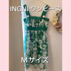 INGNI フラワープリント ワンピース Mサイズ