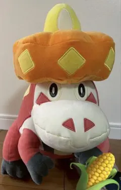 【新品　未使用】ポケモン　めちゃもふぐっとゆいぐるみ　アチゲータ