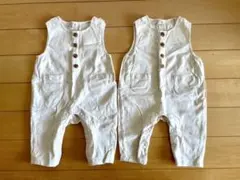 petit main オーバーオール 2着セット