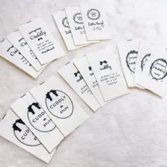 限定♡コットンタグ15枚 ピスネーム