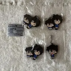 コナン ラバーマスコット 江戸川コナン 世良真純 4点まとめ売り 【匿名配送】