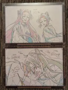 鬼滅の刃 ダイニング おすそ分けポストカード チェキ　胡蝶しのぶ カナエ カナヲ ufotable 鬼滅の刃 DINING お楽しみくじ しのぶ・カナヲ チェキ