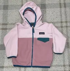パタゴニア　フリースパーカー　12-18M マイクロD ピンク
