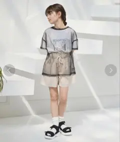 GLOBAL WORK エアリーCOOLキュロット140cm