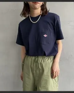 [DANTON/ダントン] ワンポイントロゴ ポケットTシャツ　即購入OKのサムネイル