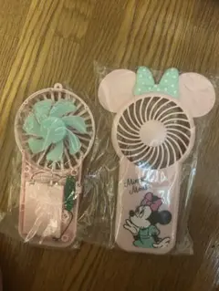 ミニーマウス　ハンディー扇風機