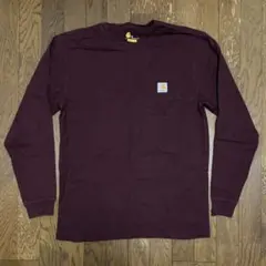 Carhartt バーガンディ 長袖Tシャツ