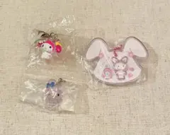 クリスタル　けろけろパーティー　マイメロディ ウィッシュミーメル　3点セット