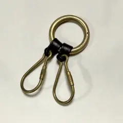 IL BISONTE ダブル キーリング 2連