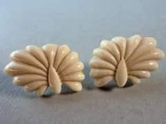 アクセサリー　天然素材　イヤリング　ヴィンテージ