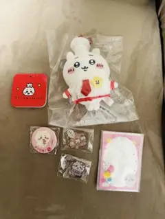 ちいかわ ぬいぐるみバッジ アクリルキーホルダー セット
