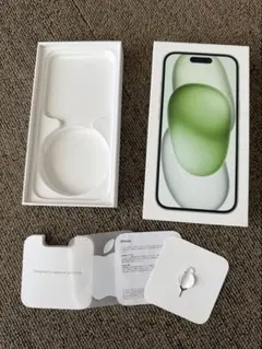 Apple iPhone 15 128GB Green 箱付属品