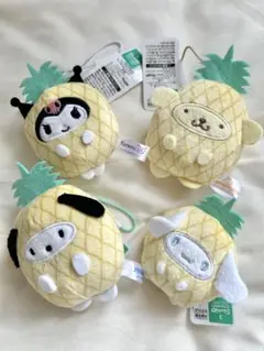 サンリオキャラクターズ　フルーツきぐるみマスコット　パイン