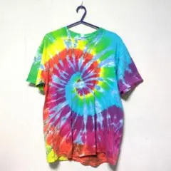 タイダイ柄 半袖Tシャツ カラフル