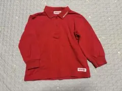 ミキハウス　シャツ　ポロシャツ　レッド　赤　90サイズ