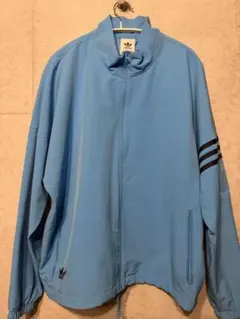 adidas ジャケット L ライトブルー