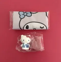サンリオハウス フロッキー フィギュア キティ　エコバッグ　マイメロ