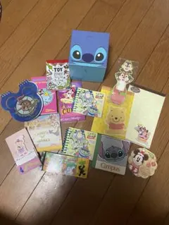 ディズニーキャラクター メモ帳セット