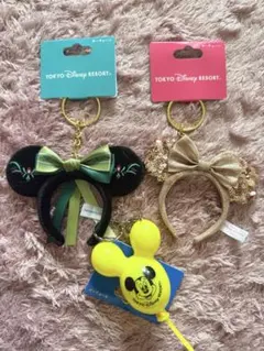 東京ディズニーリゾート キーチェーン 3点セット（おまけ付き）のサムネイル