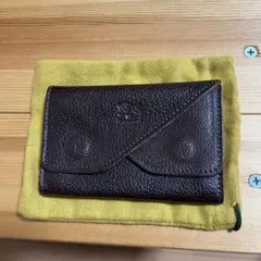 イルビゾンテ ブラウンレザー　名刺入れ　カードケース