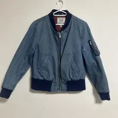 STUSSY × MADEME MA1 デニムボンバージャケット レディースのサムネイル