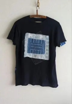 キャピタルKAPITAL パッチワーク刺し子サマーニット Tシャツのサムネイル