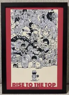 77 アートポスター　アメリカンレトロ　額付き