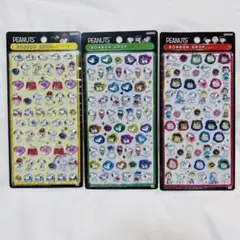 【正規品】ボンボンドロップシール　ミニ　スヌーピー　3枚セット
