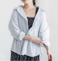 coca コカ ガーゼシャツ レディース ライトブルー Lt.blue 水色