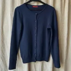 ネイビー カーディガン