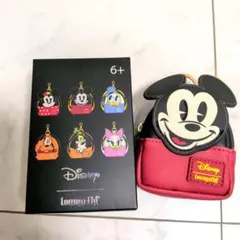 ラウンジフライ ディズニー ミッキー リュック 赤チェック - メルカリ