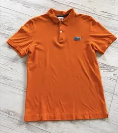 LACOSTE ラコステ ポロシャツ 半袖 オレンジ - メルカリ