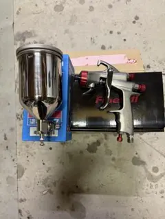 まさ様専用　明治スプレーガンファイナー3カップ　圧力計2個つき