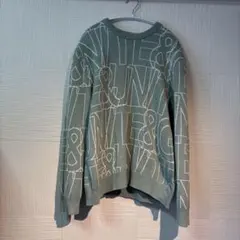 オーバーサイズ H&M ミントグリーン ニットセーター Mサイズ　メンズ