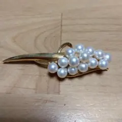 パール ブローチ18金 ゴールドカラー 15g - メルカリ