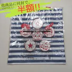 【✨️期間限定75円‼️✨️未使用】トートバッグ　ミニトート　ノベルティ　白　紺