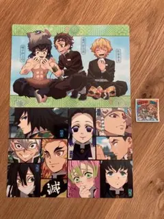 鬼滅の刃 くら寿司下敷き 2枚セット