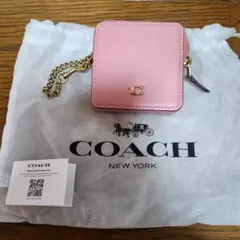 《新品未使用》COACH ピンク コインケース