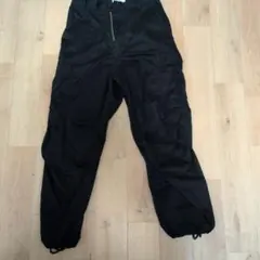 ブラック カーゴパンツ ミリタリースタイルのサムネイル