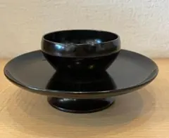 茶道具叩黒塗青漆 天目台 - メルカリ