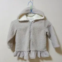 SLAP SLIP フリル付きボアジャケット 100cm