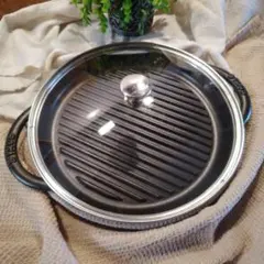 STAUB ピュアグリルパン 26ガラス蓋付のサムネイル