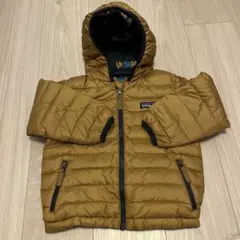 Patagonia キッズ ダウンコート イエロー　ネイビー　3T 100