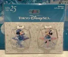 ステッカーセット ミキミニ ディズニーシー 25周年