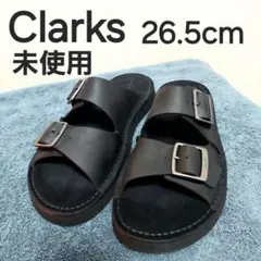 Clarks レザースライドサンダル